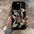 Painted Lily Flower iPhone Case – Hard Cover
