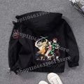 Demon Slayer Kids Windbreaker – Anime Sweatshirt Jacket