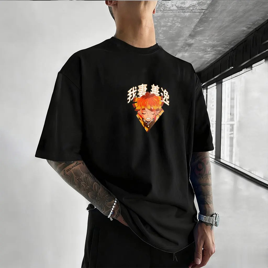 Demon Slayer Zenitsu Oversized Tee