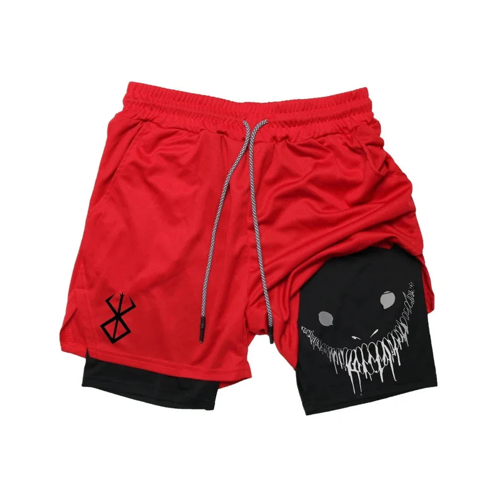 Men's 2-in-1 Quick Dry Running Shorts