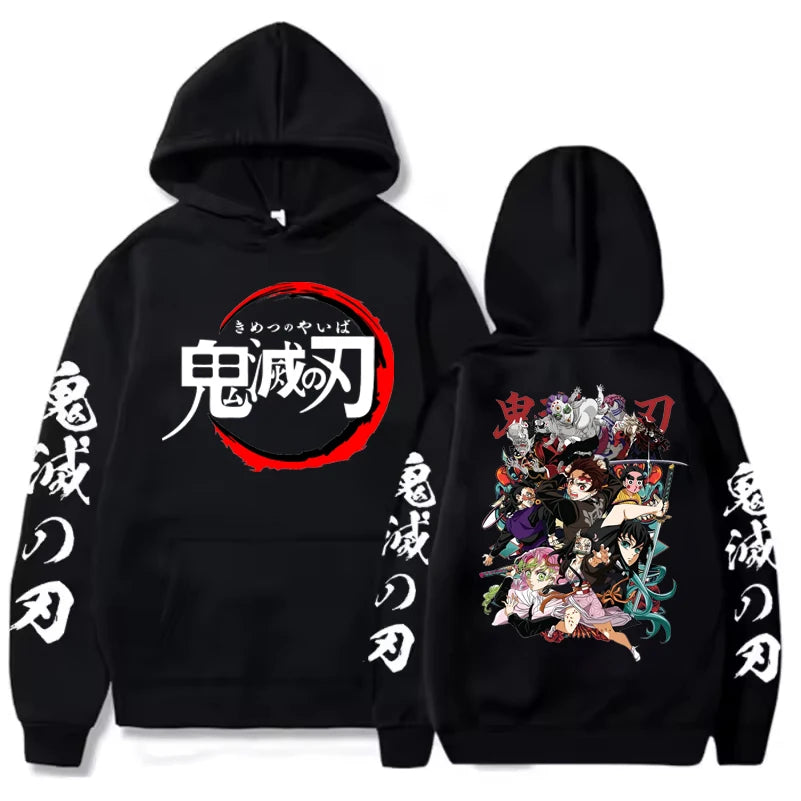 Zenitsu & Kaigaku Zip Hoodie – Demon Slayer Oversized Coat