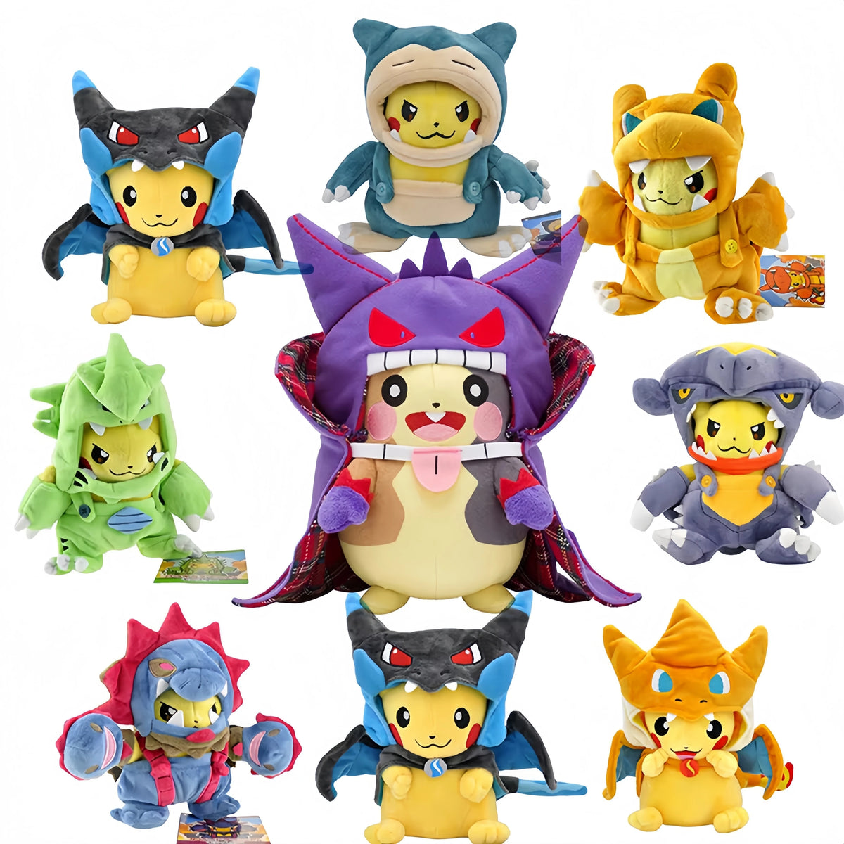 Pokémon Plush Toys – Pikachu, Eevee, Gengar & More