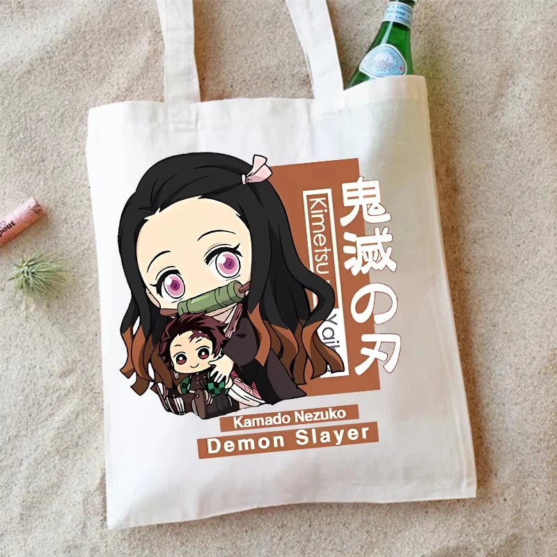 One Piece Canvas Shoulder Bag – Anime Eco Handbag