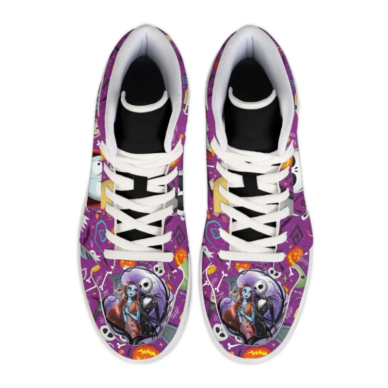 Jack Skellington High-Top Sneakers – Nightmare Before Christmas