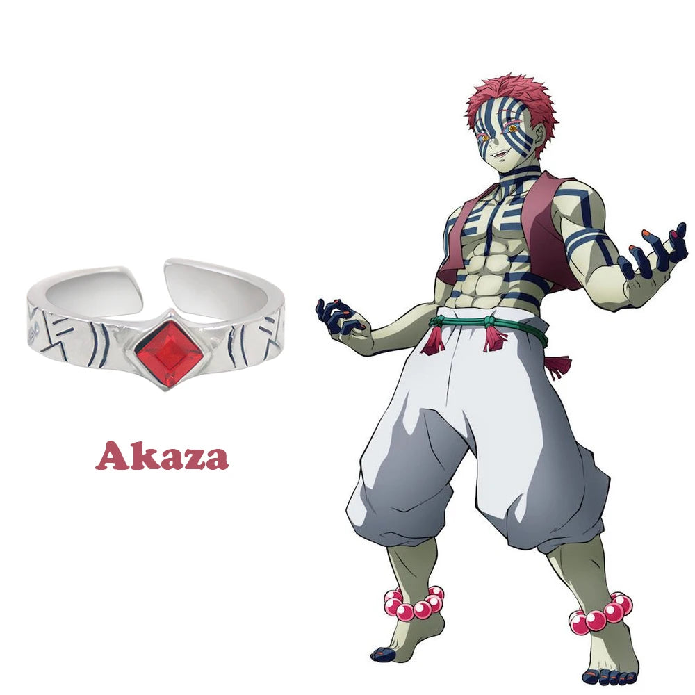 Demon Slayer Character Rings – Anime Adjustable Jewelry