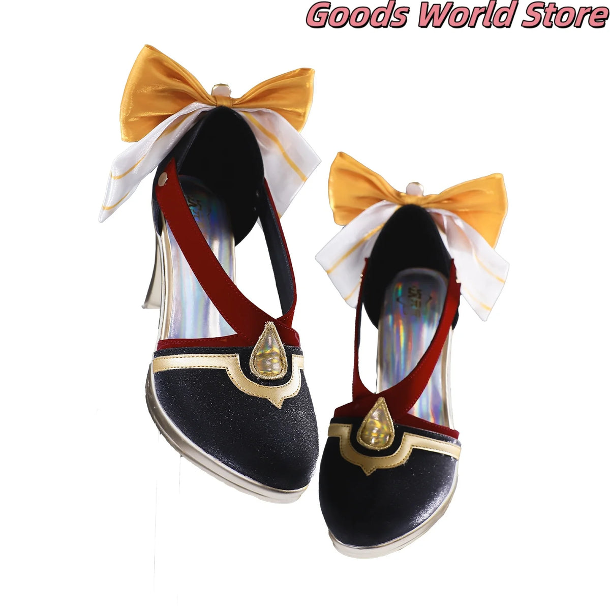 In stock Sandrone Cosplay Shoes Costume accessories Genshin Impact Sandrone Role Play Shoes Halloween Party Anime Game Shoes