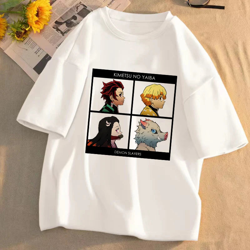 Demon Slayer Graphic T-Shirt – Unisex Anime Tee