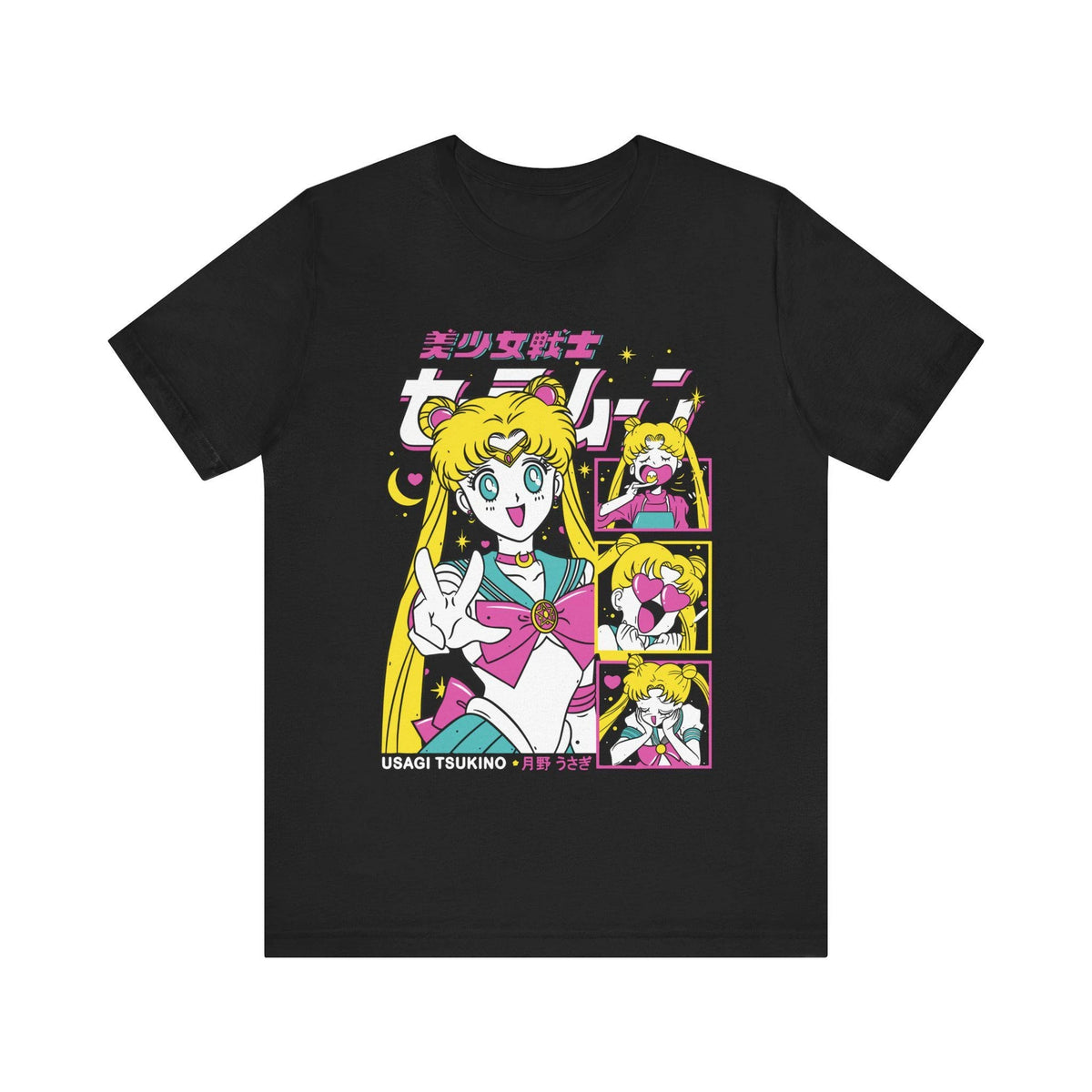 Sailor Moon Retro 90s T-Shirt – Anime Graphic Tee