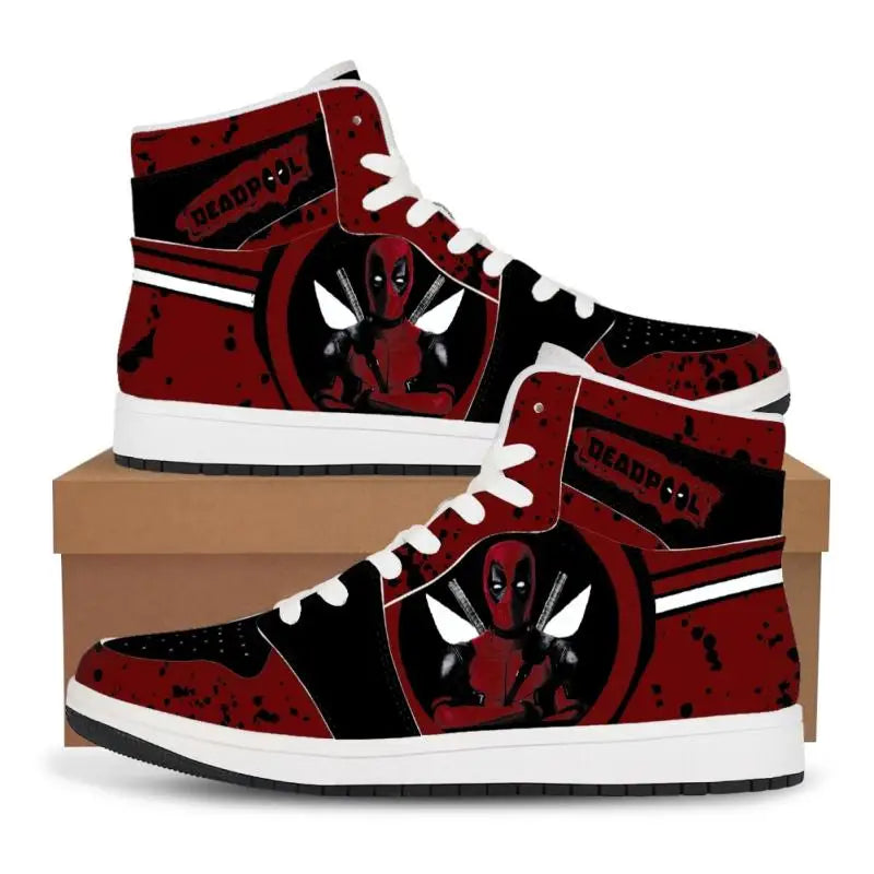 Spider-Man High-Top Sneakers – Marvel Casual Shoes