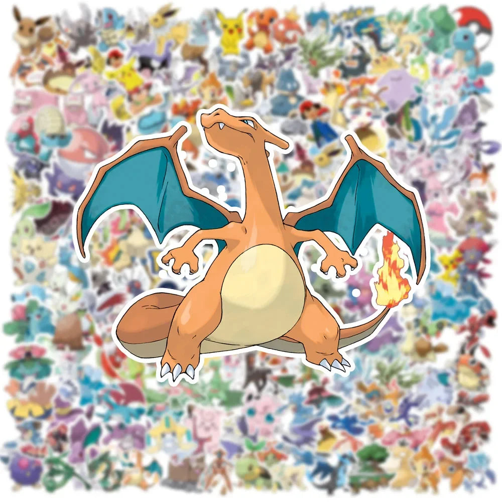 Pikachu Pokémon Sticker Pack – Bulk 100/200pcs