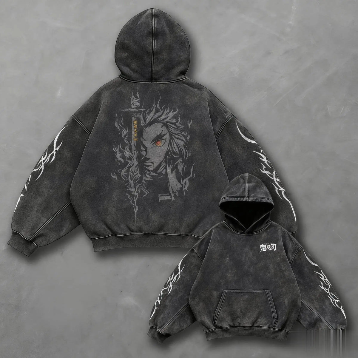 Demon Slayer Harajuku Vintage Hoodie