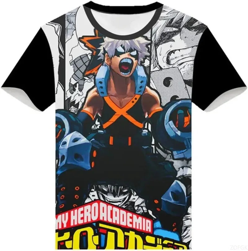 My Hero Academia T-Shirt – 3D Print Anime Tee