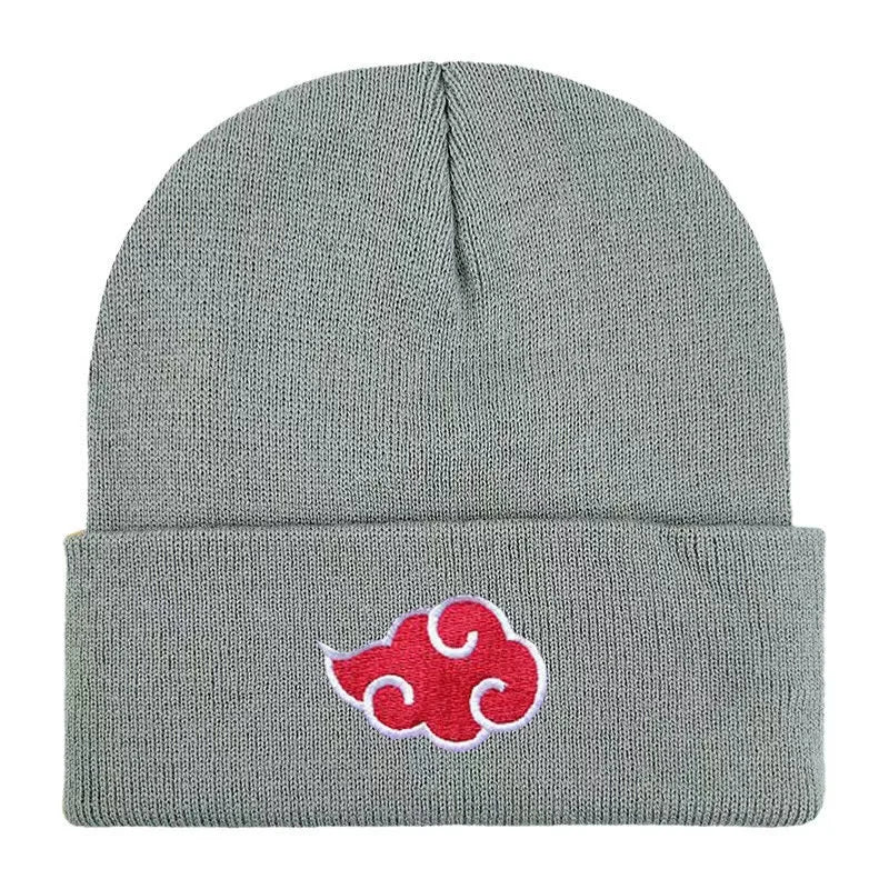 Akatsuki Embroidered Beanie – Naruto Anime Winter Hat