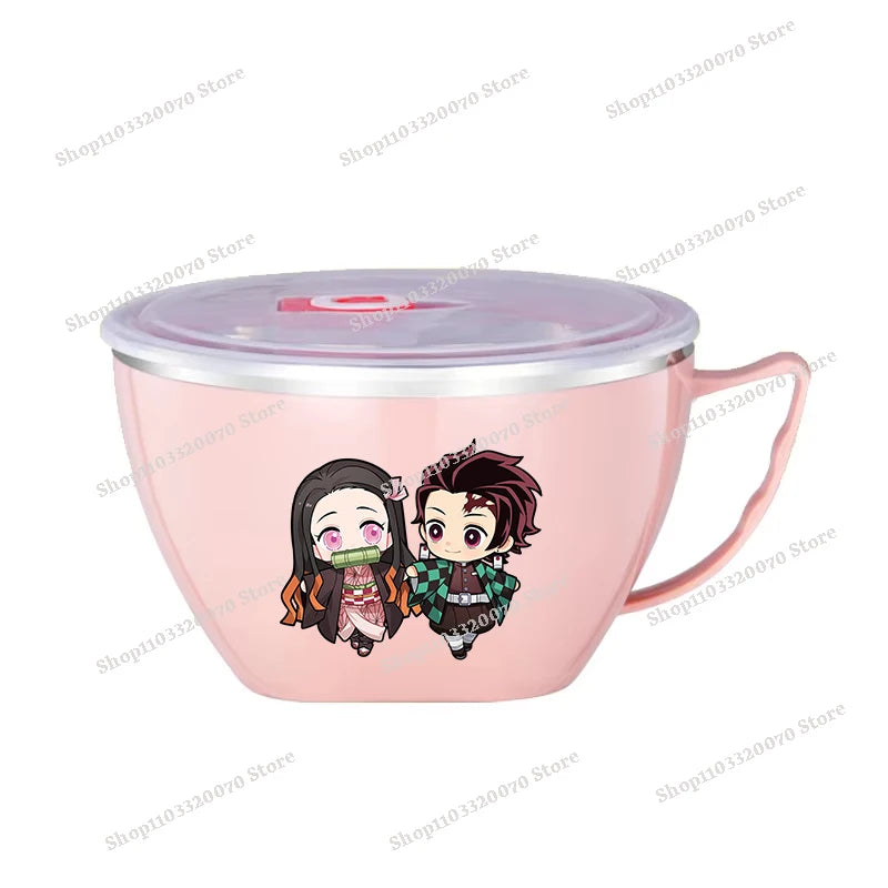 Demon Slayer Stainless Steel Noodle Bowl