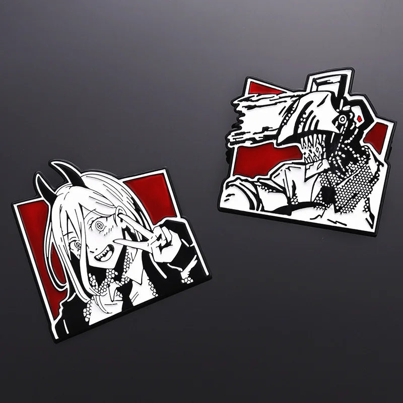 Power Enamel Pin – Chainsaw Man Anime Brooch