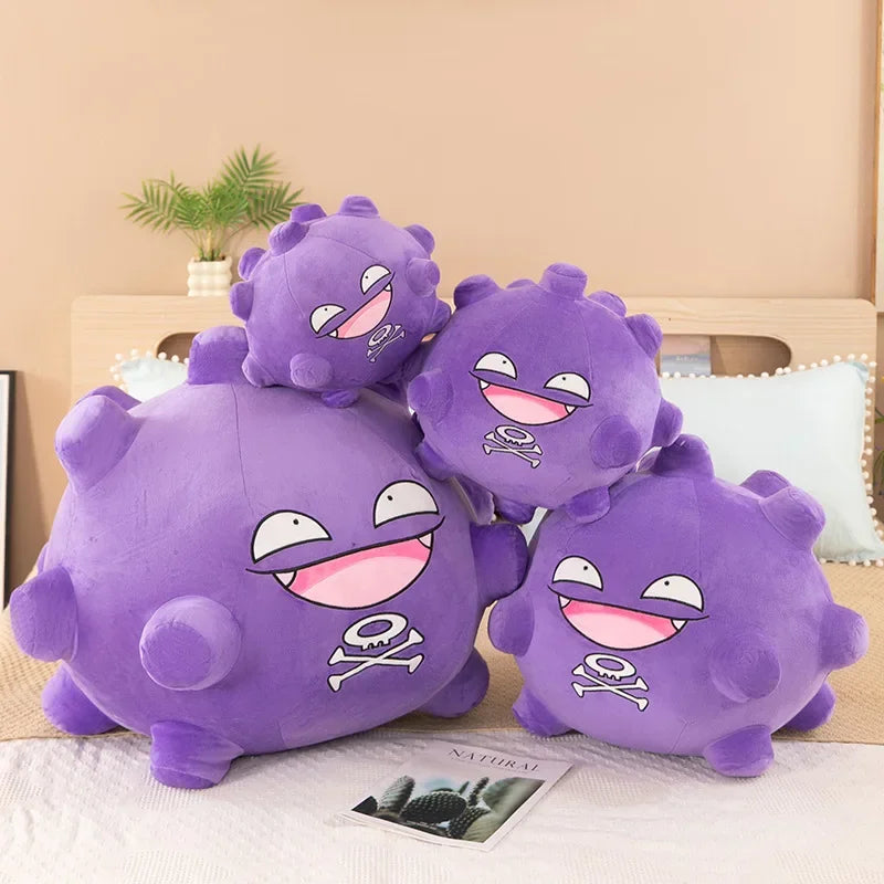 Gastly, Haunter & Gengar Plush – Pokémon Evolution Set