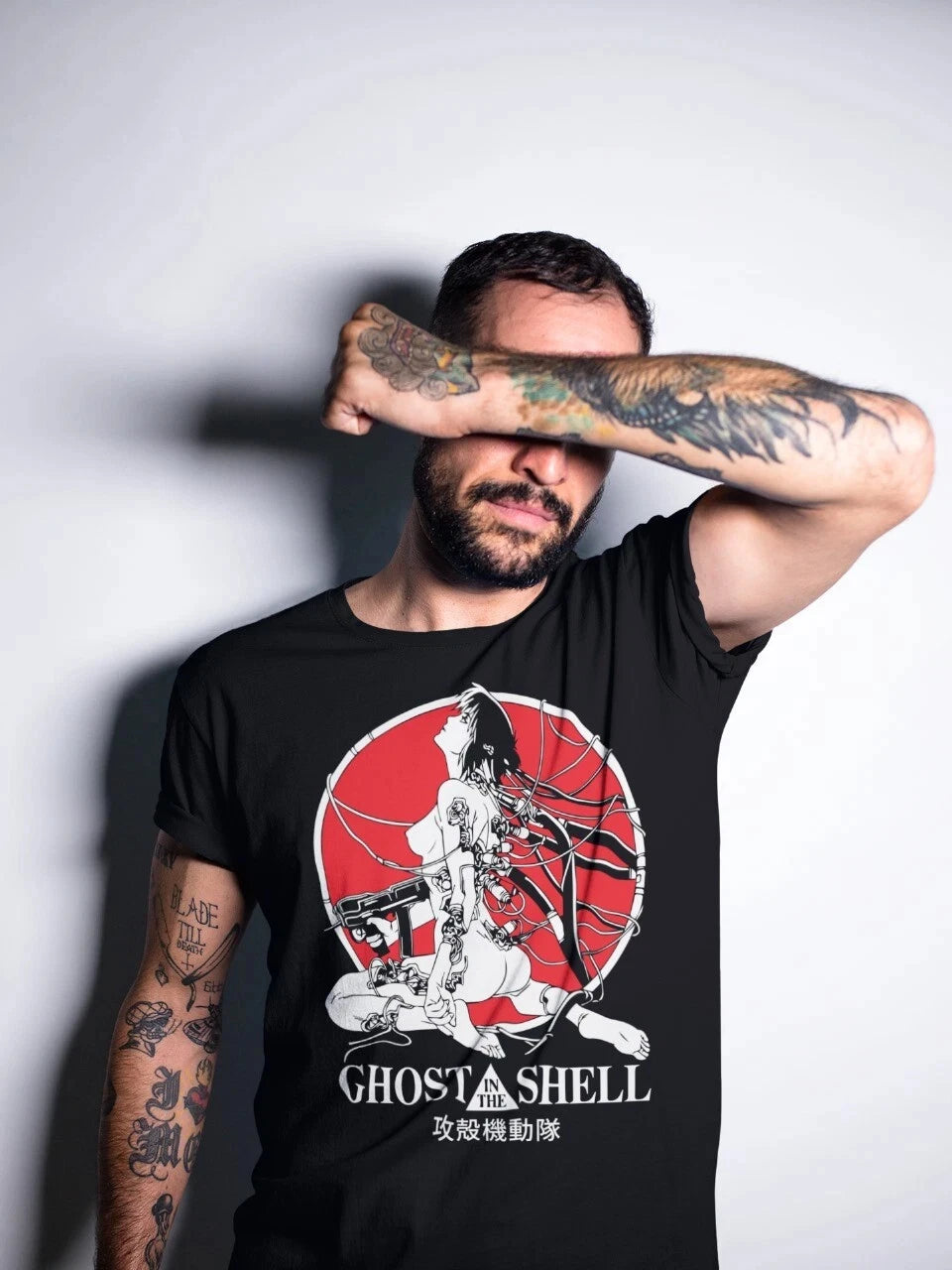 Ghost in The Shell", Motoko Kusanagi, Aesthetics, Anime, Japanese Movie, Men's and Women's Summer Cotton Loose Casual T-shirt
