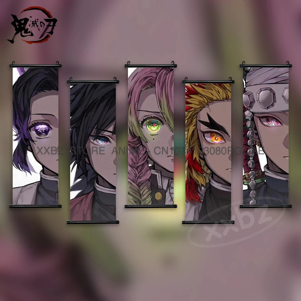 Shinobu Kocho Scroll Poster – Demon Slayer Canvas Wall Art