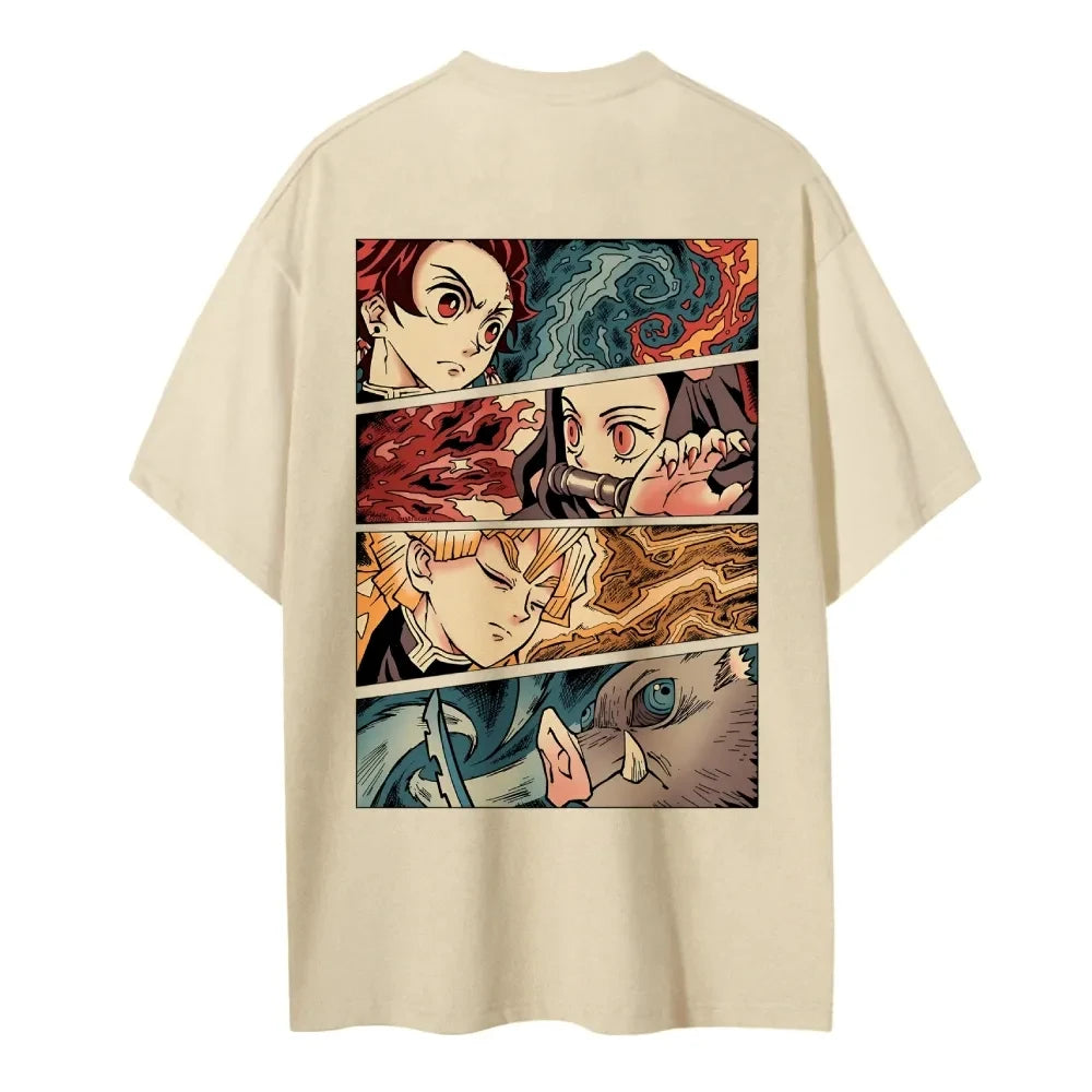 Demon Slayer Short-Sleeve Sports T-Shirt – Anime Tee