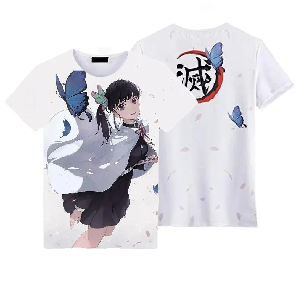 Shinobu Kocho Kids 3D T-Shirt – Demon Slayer Anime Tee