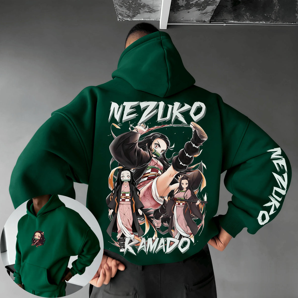 Nezuko Kamado Hoodie – Demon Slayer Unisex Anime Sweatshirt