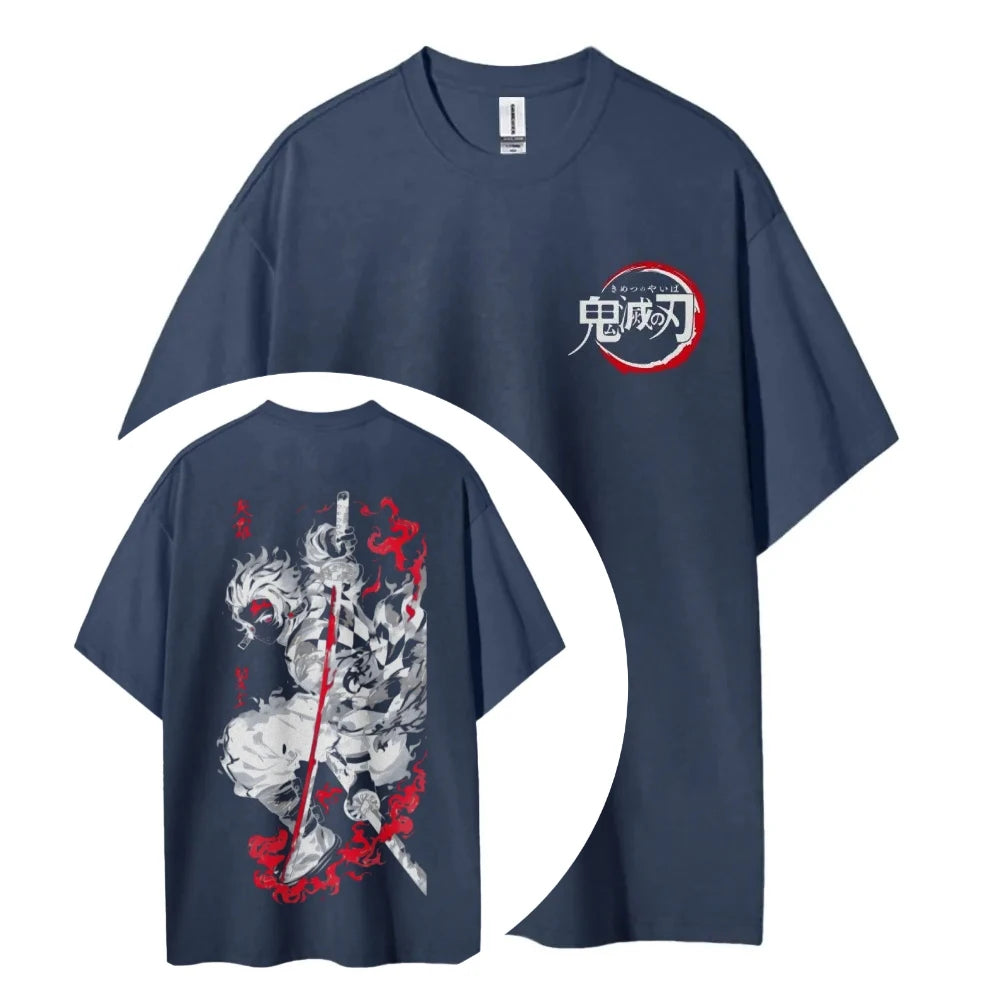 Demon Slayer Unisex Cotton T-Shirt – Anime Tee