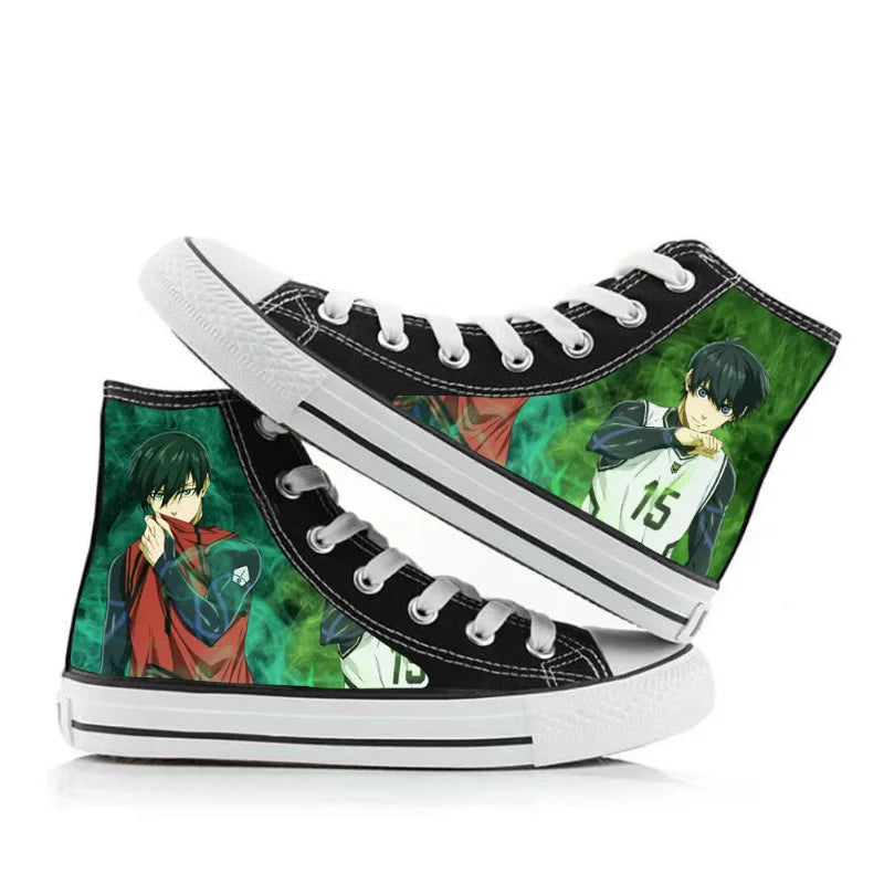 Blue Lock Bachira Sneakers – Anime High-Top Shoes