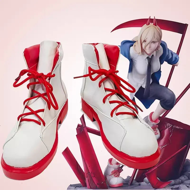 Power Cosplay Boots – Chainsaw Man Anime Shoes