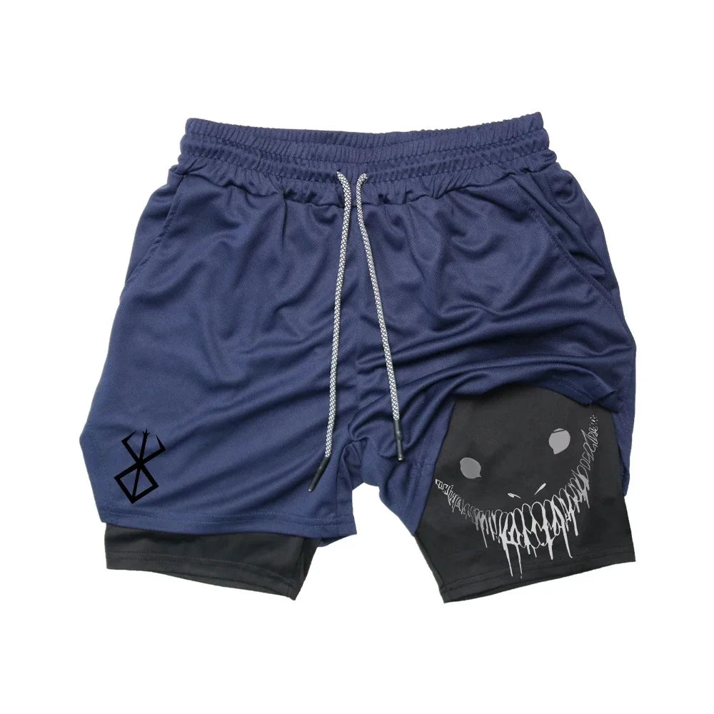 Men's 2-in-1 Quick Dry Running Shorts