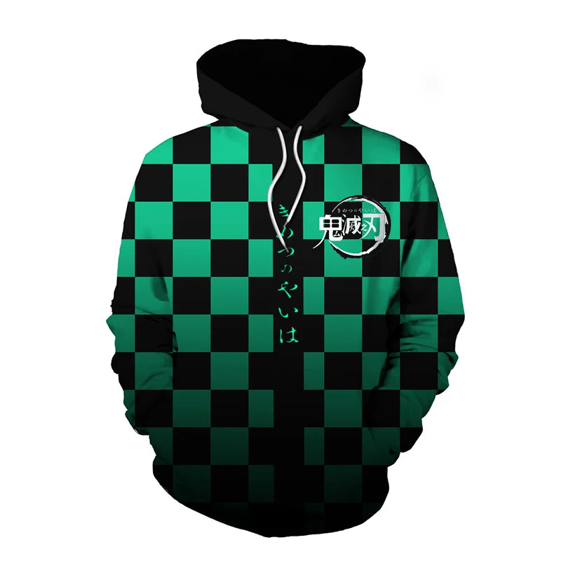Zenitsu & Giyu 3D Hoodie – Demon Slayer Anime Sweatshirt