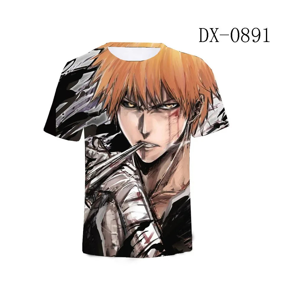Bleach 3D Print T-Shirt – Anime Streetwear Tee