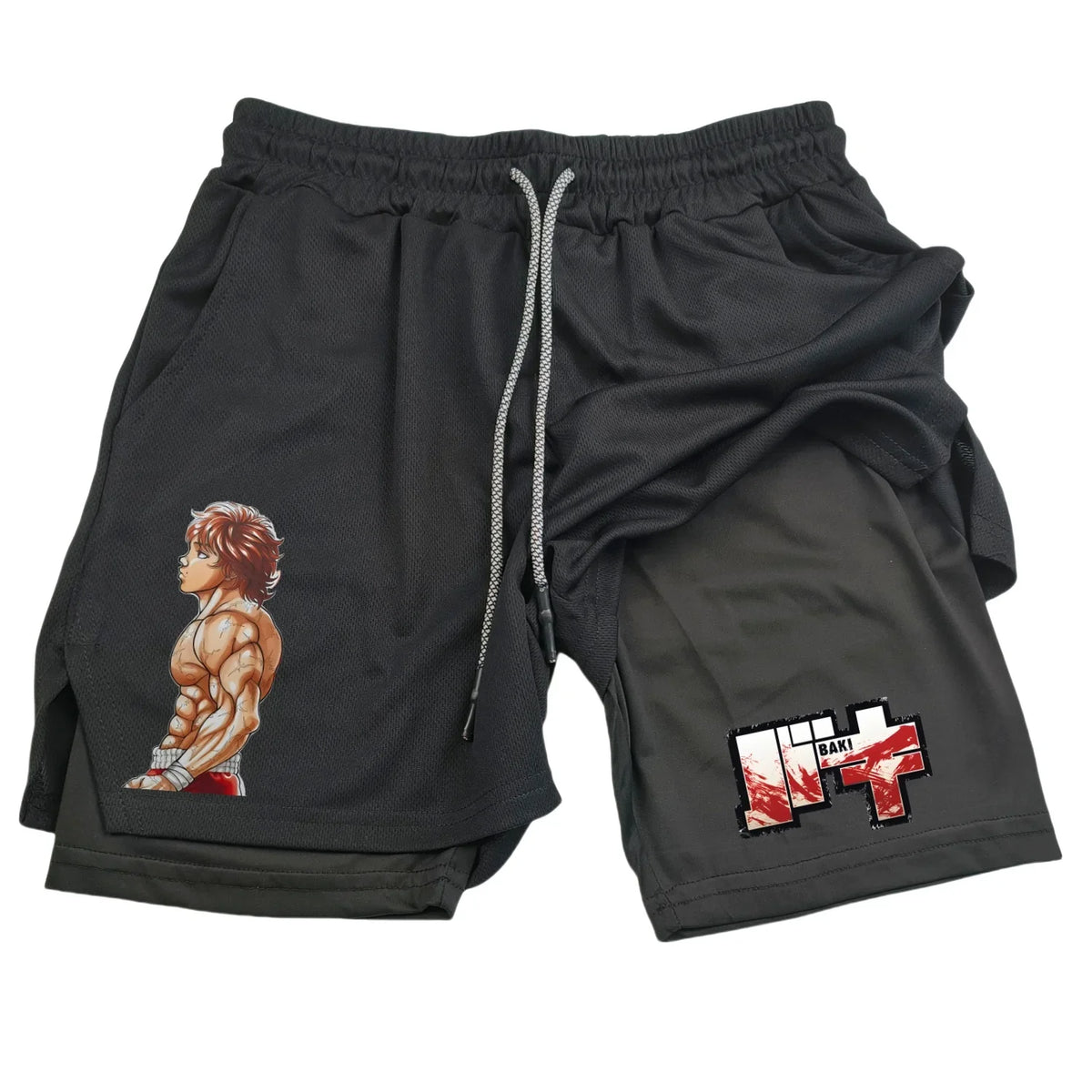Baki Hanma Gym Shorts – Anime Fitness Shorts
