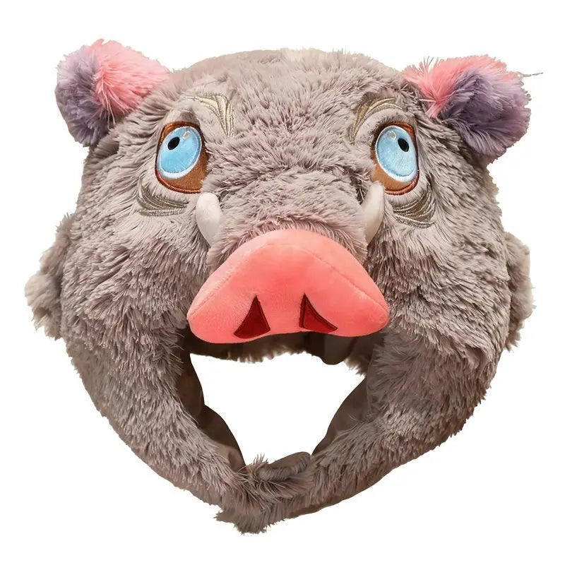Inosuke Boar Beanie – Demon Slayer Anime Winter Hat