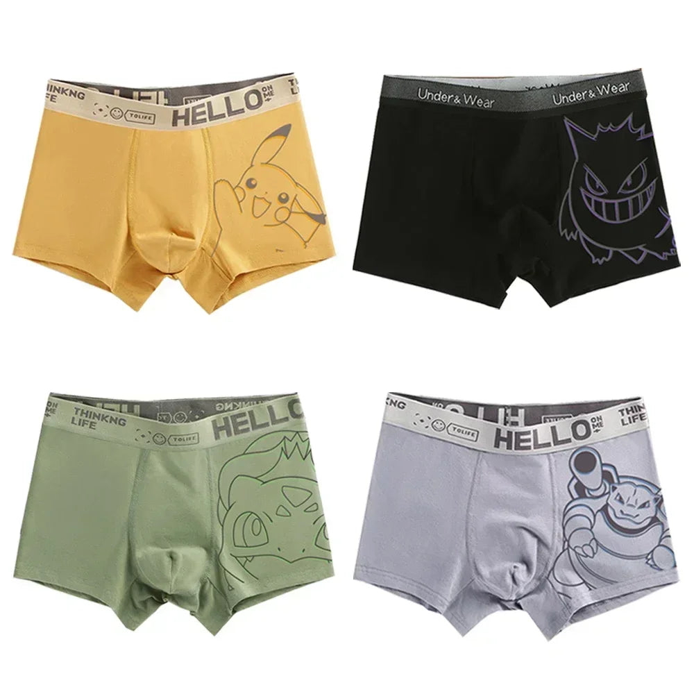 Pokémon Boxer Briefs – Charizard, Pikachu & Gengar