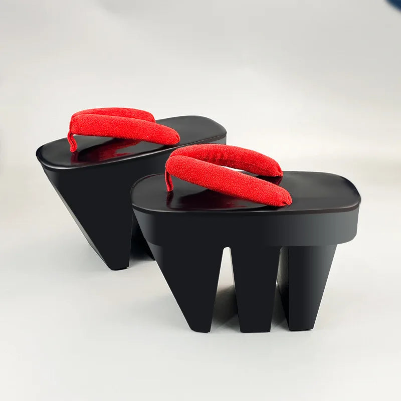 Oiran Three-Teeth Geta – Cosplay High Heel Sandals
