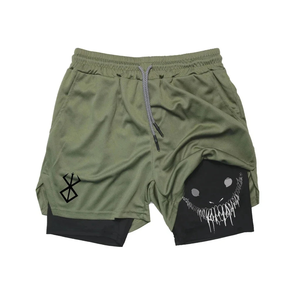 Men's 2-in-1 Quick Dry Running Shorts