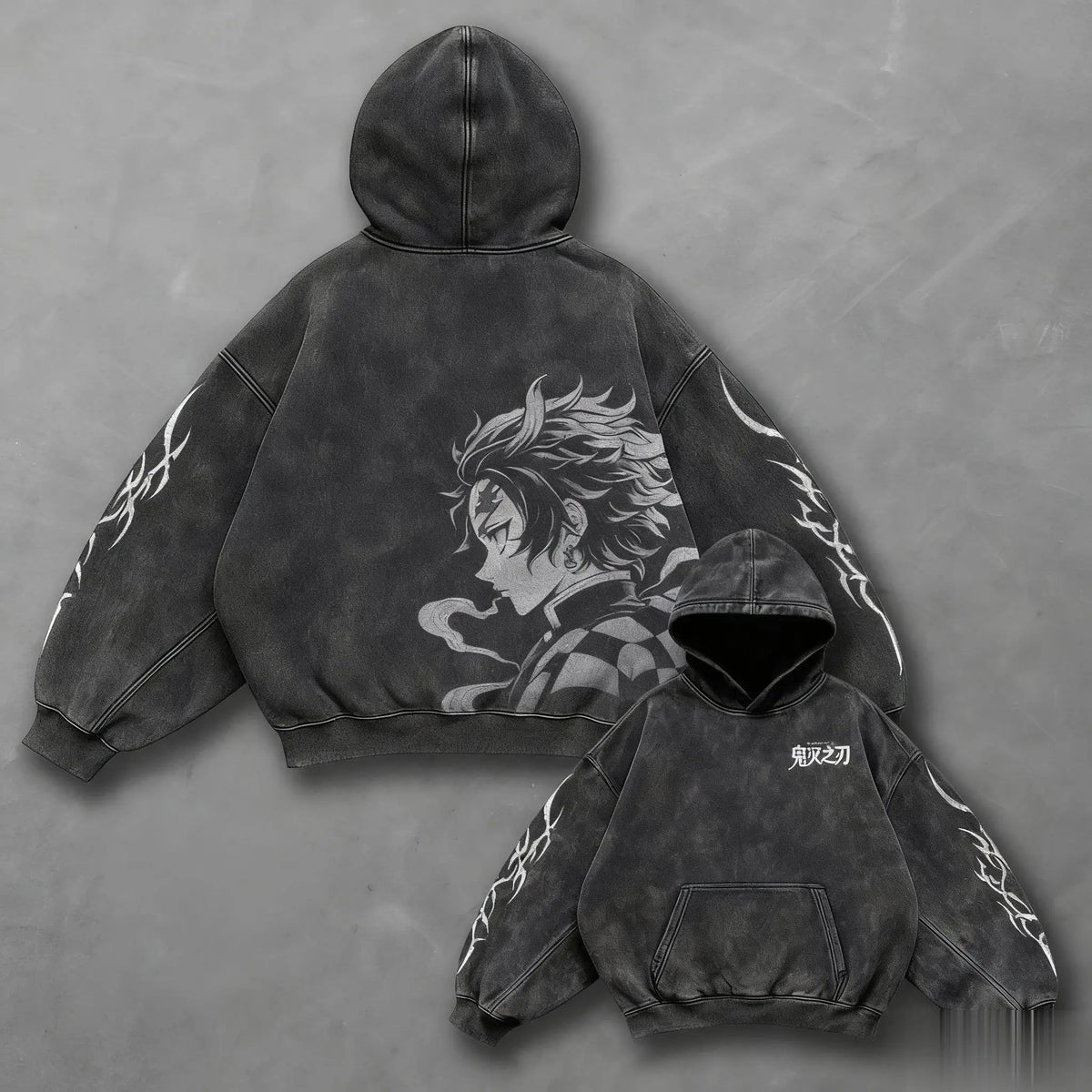 Demon Slayer Harajuku Vintage Hoodie