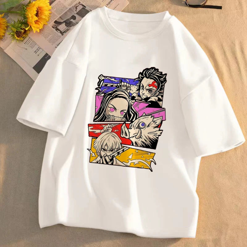 Demon Slayer Graphic T-Shirt – Unisex Anime Tee