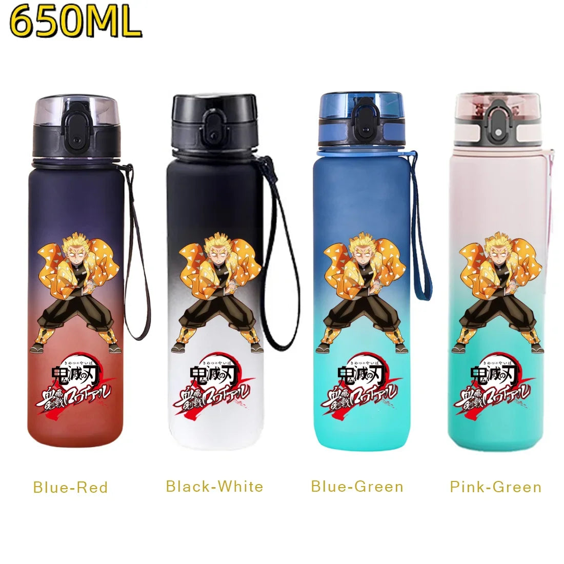 Demon Slayer Water Bottle 650ml – Tanjiro & Nezuko