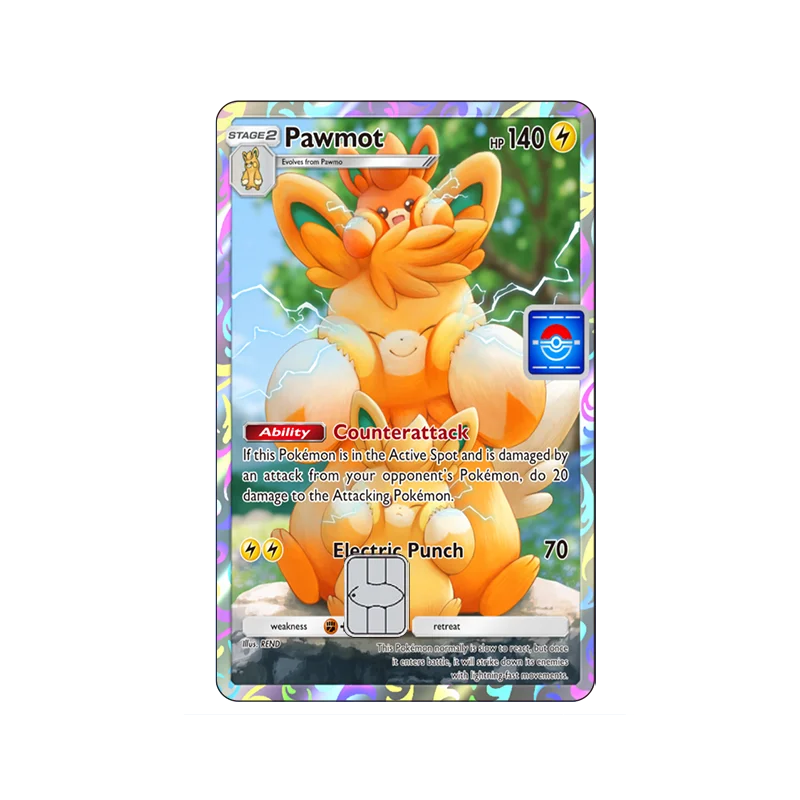 Mewtwo Pokémon Card Skin Sticker – Credit Card Decal