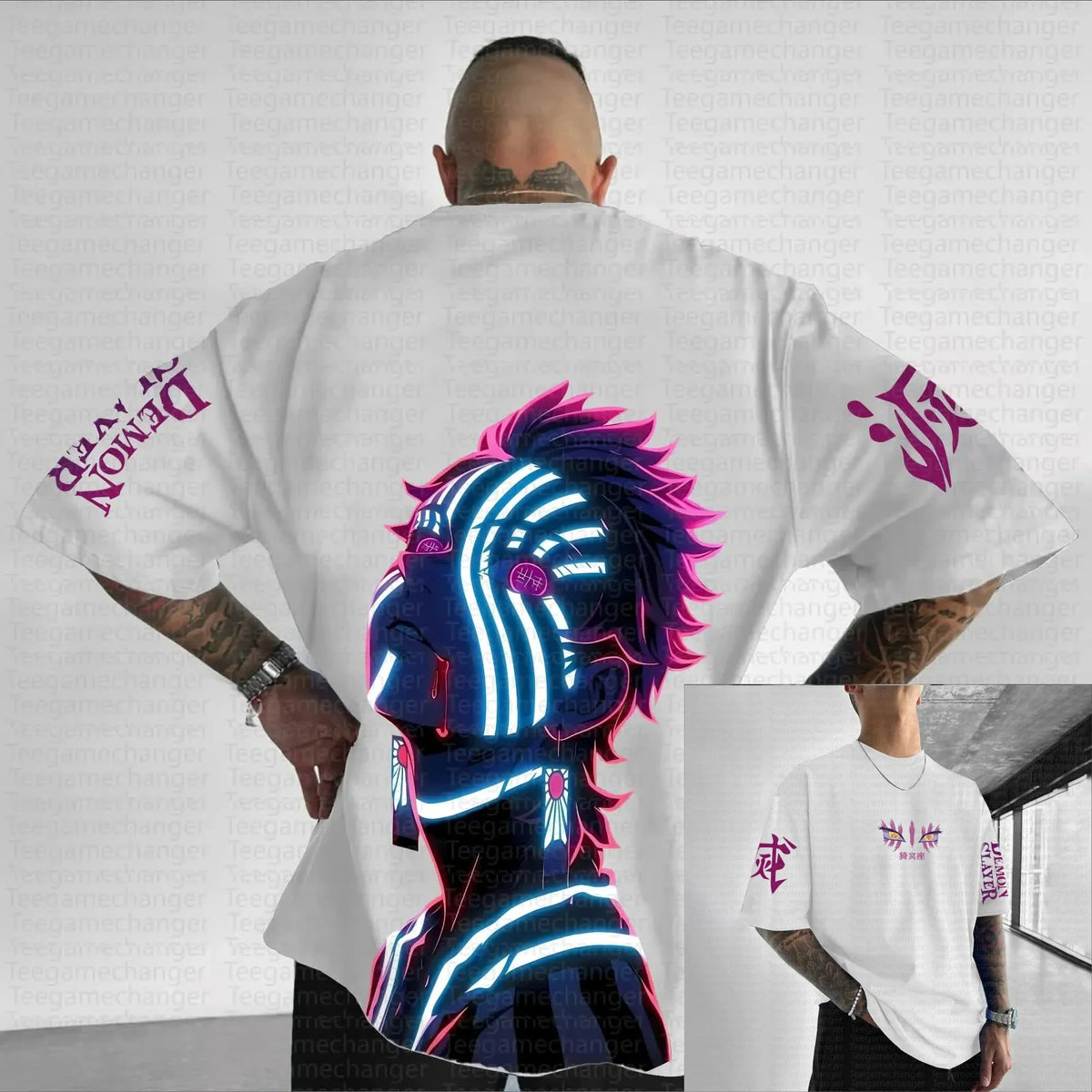Demon Slayer Graphic Cotton T-Shirt – Anime Tee