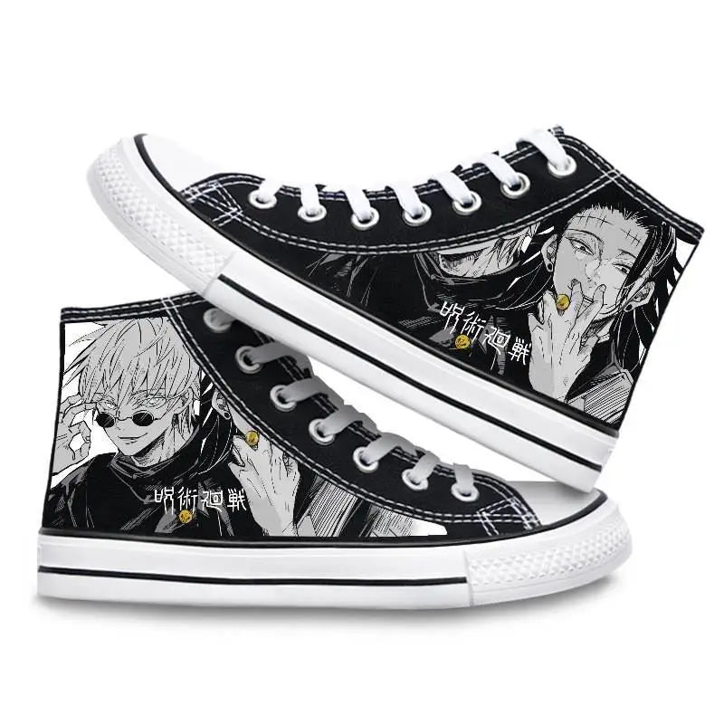 Gojo Satoru High-Top Sneakers – Jujutsu Kaisen Shoes