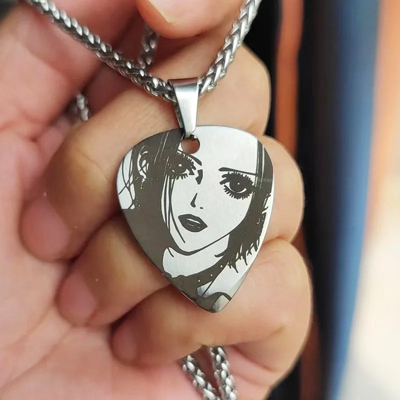 NANA Guitar Pick Necklace – Anime Rock Choker