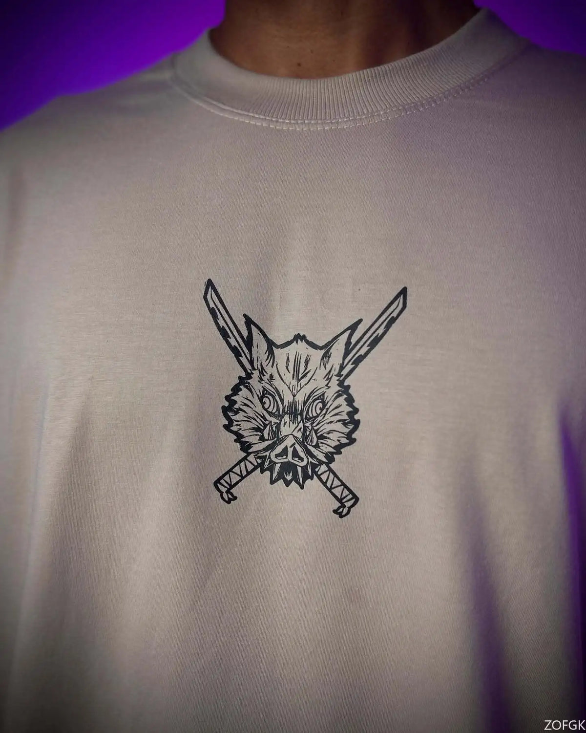Demon Slayer Oversized Graphic T-Shirt