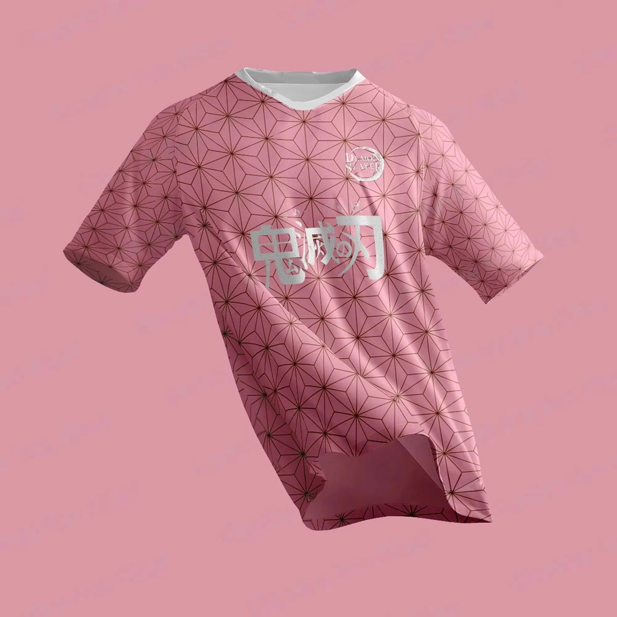 Tanjiro Checkered T-Shirt – Demon Slayer Anime Tee
