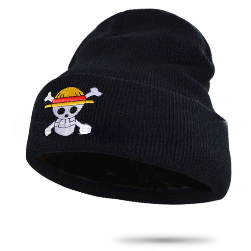 Luffy Knit Beanie – One Piece Anime Winter Hat