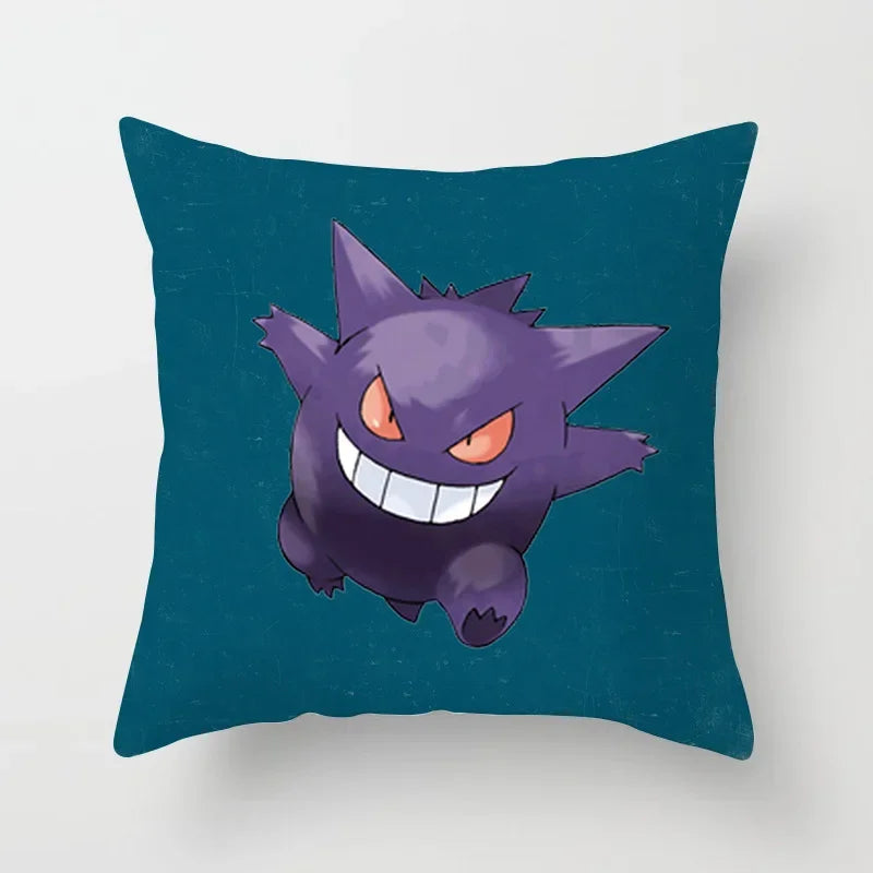 Pikachu Pillow Cover 45x45cm – Pokémon Cushion Case