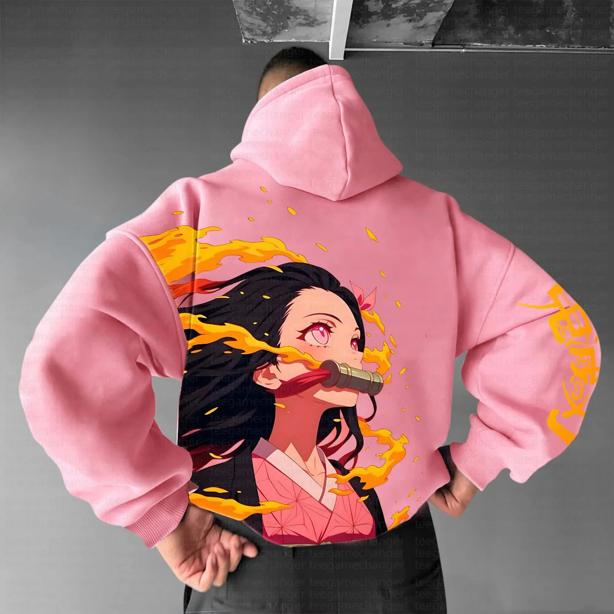 Demon Slayer Graphic Pullover Hoodie – Cotton