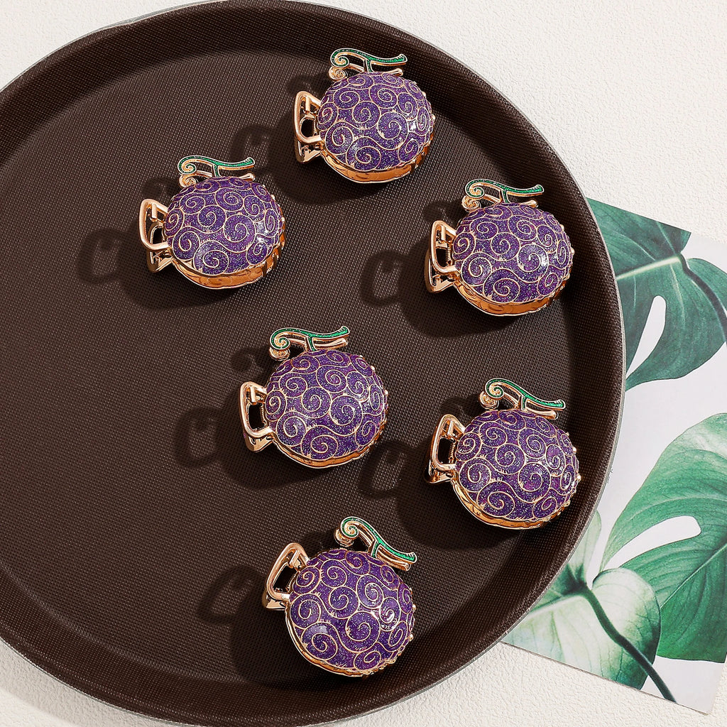 Devil Fruit Hair Claw Clip – One Piece Hair Accessory