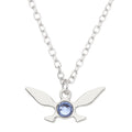 Silver Butterfly Crystal Necklace – Cosplay Jewelry